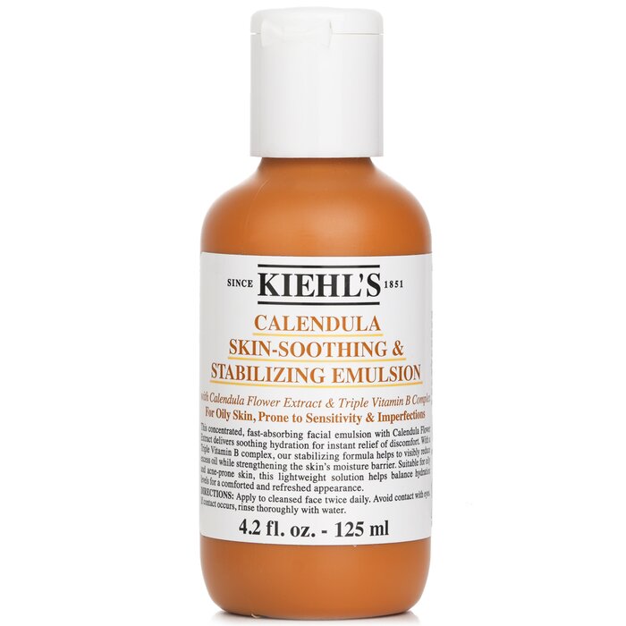 Kiehl's Calendula Skin Soothing & Stabilizing Emulsion 125ml for skincare needs