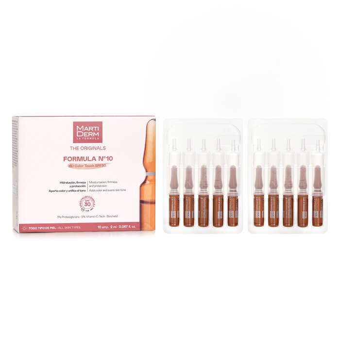 Martiderm HD SPF Ampoules – tinted sun ampoules