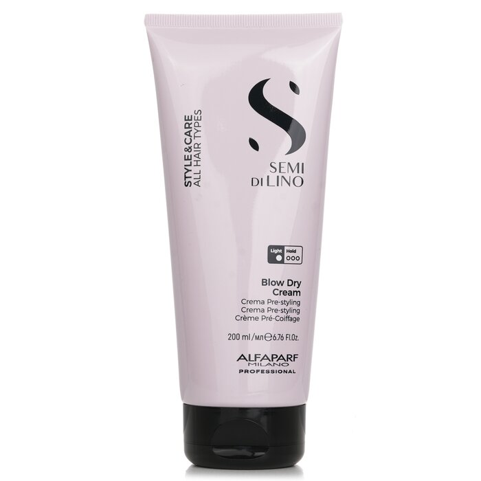 AlfaParf Semi Di Lino Style & Care Blow Dry Cream 200ml - perfect for hair treatment at home