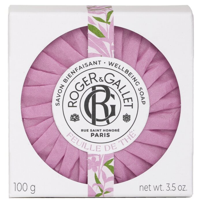 Wellbeing Soap – Feuille De The – for refreshing body cleansing