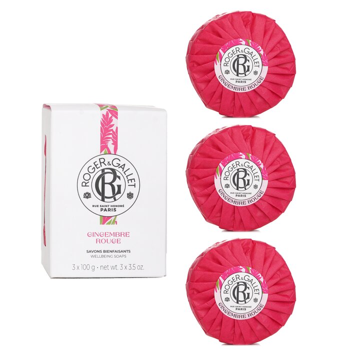Soap Set – Gingembre Rouge – for aromatic body cleansing