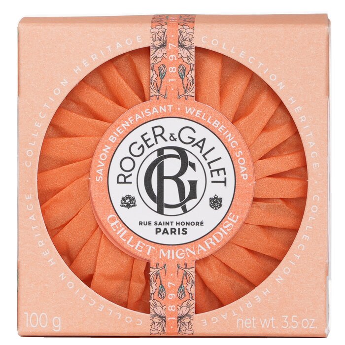 Wellbeing Soap – Oeillet Mignardise – for floral body cleansing
