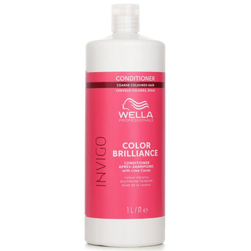 Wella Invigo Color Brilliance Conditioner With Lime Caviar Coarse Colored Hair 1000ml