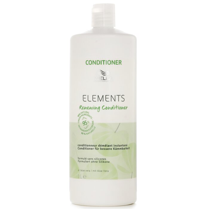 Wella Elements Renewing Conditioner 1000ml hair conditioner for salon & home use