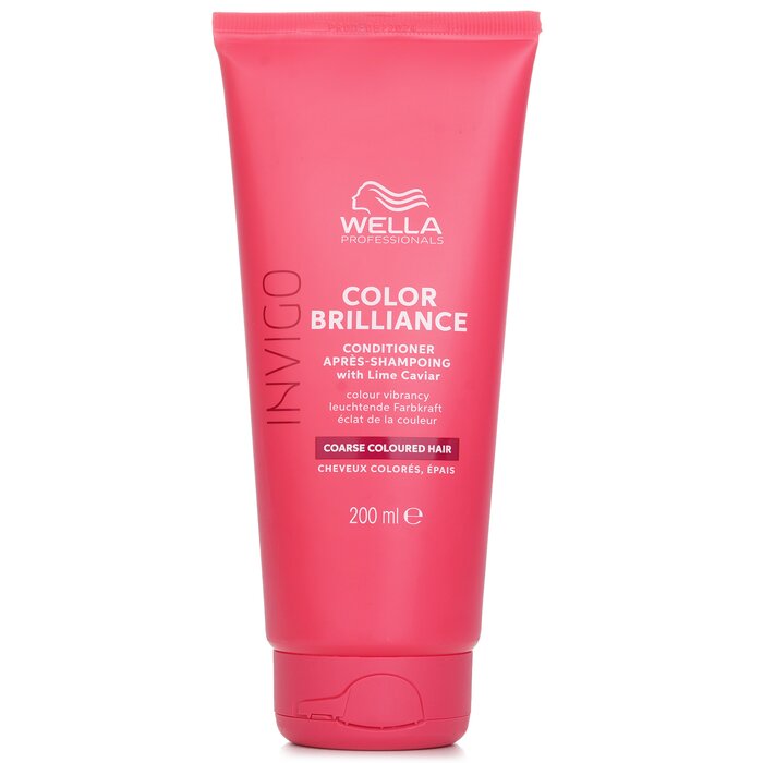 Wella Invigo Color Brilliance Conditioner With Lime Caviar Coarse Colored Hair 200ml hair conditioner for salon & home use