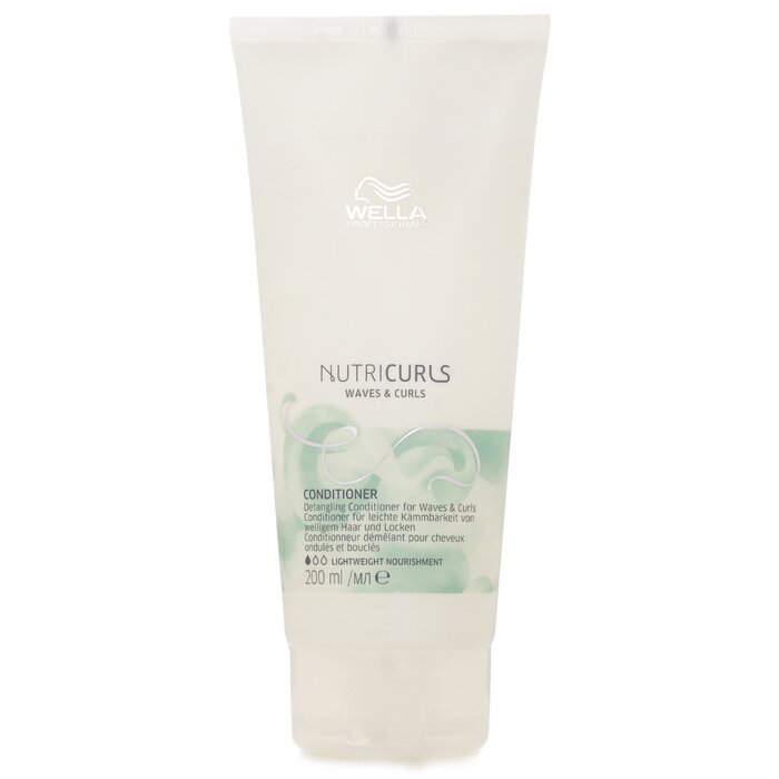 Wella Nutricurls Waves & Curls Conditioner 200ml hair conditioner for salon & home use