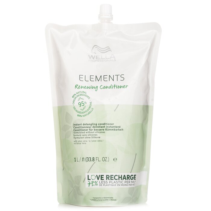 Wella Elements Renewing Conditioner Refill 1000ml hair conditioner for salon & home use