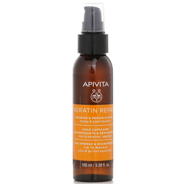 Apivita Keratin Repair Nourish & Repair Hair Oil Honey & Plant Keratin 100ml