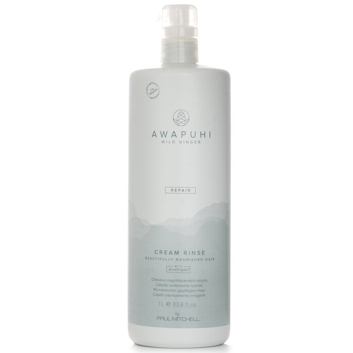 Paul Mitchell Awapuhi Wild Ginger Repair Cream Rinse 1000ml hair conditioner for salon & home use