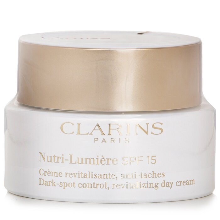 Clarins Nutri Lumiere SPF 15 Dark Spot Control, Revitalizing Day Cream 50ml for skincare needs