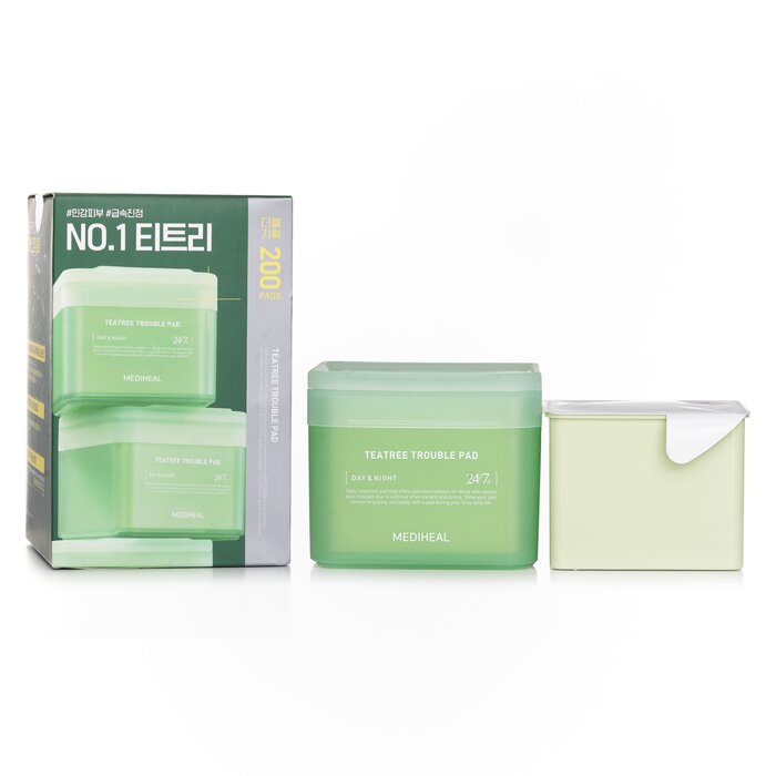 Mediheal TeaTree Trouble Pad 100pcs +100pcs for skincare needs