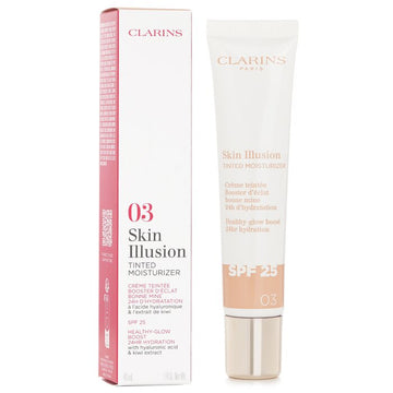 Clarins Skin Illusion Tinted Moisturizer SPF 25, 3 40ml