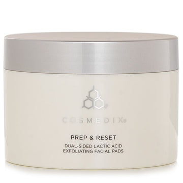 CosMedix Prep & Reset Dual Sided Lactic Acid Exfoliating Facial Pads 25 Pads