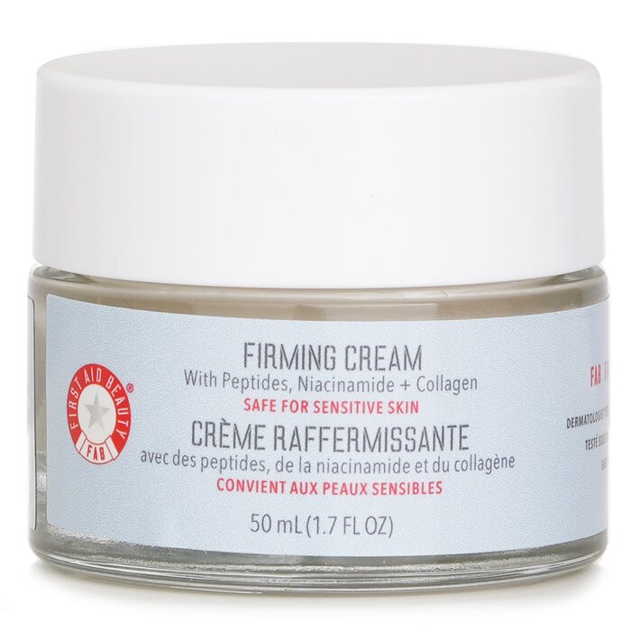 First Aid Beauty Firming Cream with Peptides Niacinamide + Collagen 50ml for skincare needs