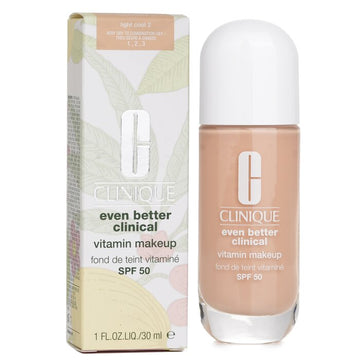 Clinique Even Better Clinical Vitamin MakeUp Foundation SPF 50, 2 Light Cool 30ml