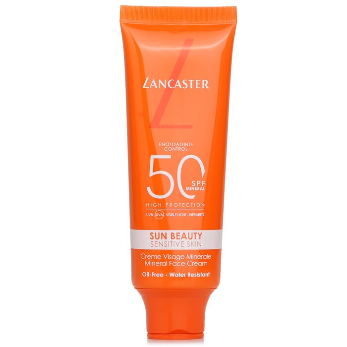 Lancaster Sun Beauty Sensitive Skin Mineral Face Cream SPF 50 50g for skincare needs
