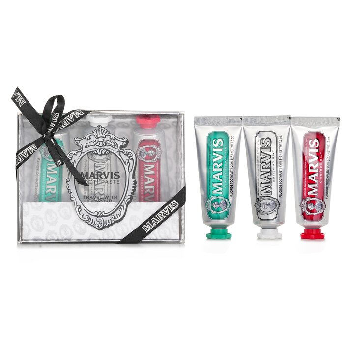 Marvis Toothpaste 3 Flavours Box – classic, whitening & cinnamon mint