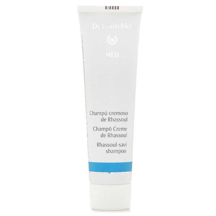 Dry hair shampoo - Dr. Hauschka Med Rhassoul Cream Shampoo 150ml for moisturizing and nourishment.