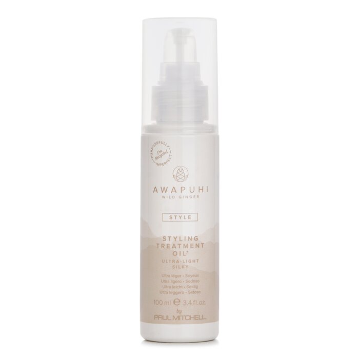 Paul Mitchell Mitchell Awapuhi Wild Ginger Style Styling Treatment Oil 100ml/3.4oz for personal or professional use.