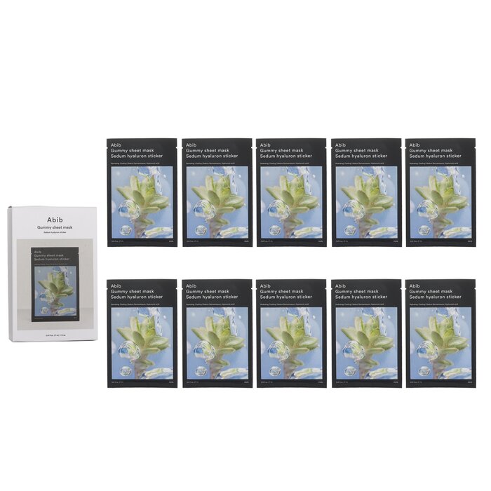 Abib Gummy Sheet Mask Sedum Hyaluron – for intense facial hydration