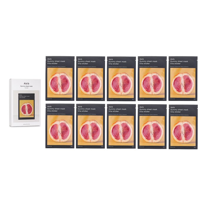 Abib Gummy Sheet Mask Vita Sticker – for brightening skin with vitamins