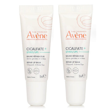 Avene 【1+1 Set】Cicalfate LIPS Repair Balm - For Chapped, Irritated Lips 10ml/0.34oz x2