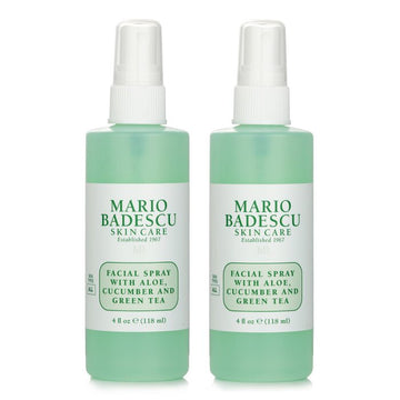 Mario Badescu 【1+1 Set】Facial Spray With Aloe, Cucumber And Green Tea - For All Skin Types 118ml/4oz x2