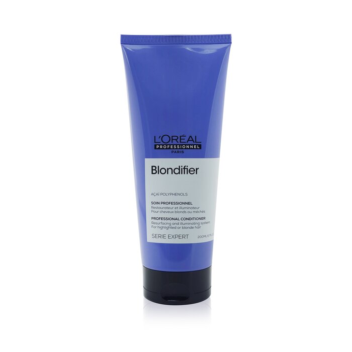 Professionnel_Serie_Expert_-_Blondifier_Acai_Polyphenols_Resurfacing_and_Illuminating_System_Conditioner_(For_Blonde_Hair),_200ml/6.7oz