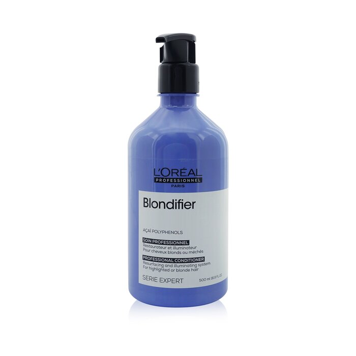 Professionnel_Serie_Expert_-_Blondifier_Acai_Polyphenols_Resurfacing_and_Illuminating_Conditioner_(For_Blonde_Hair),_500ml/16.9oz