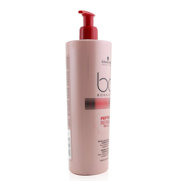 BC_Bonacure_Peptide_Repair_Rescue_Micellar_Cleansing_Conditioner_(For_Normal_to_Thick_Damaged_Hair)_(Exp._Date:_03/2023),_500ml/16.9oz