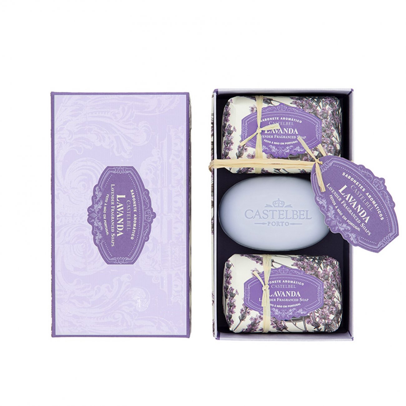 GIFT SET: Lavender Soap Bar 3x150g