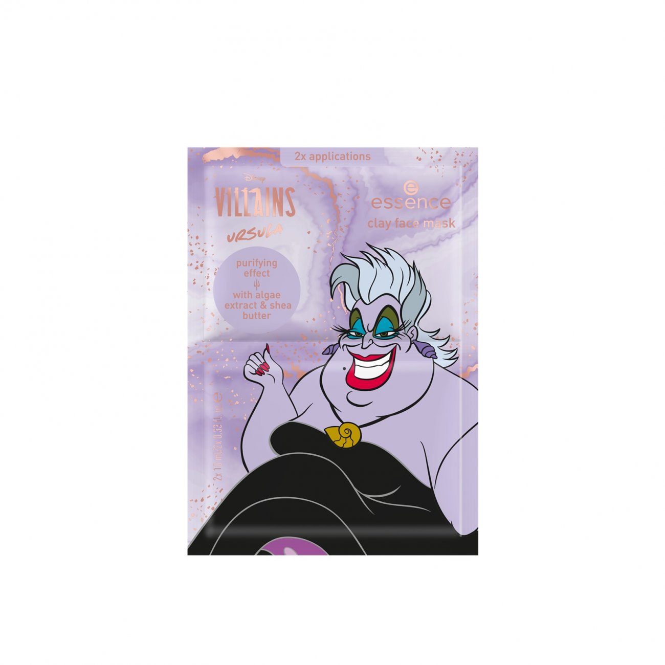Essence Disney Villains Ursula Clay Face Mask 02 Misery 2x10ml